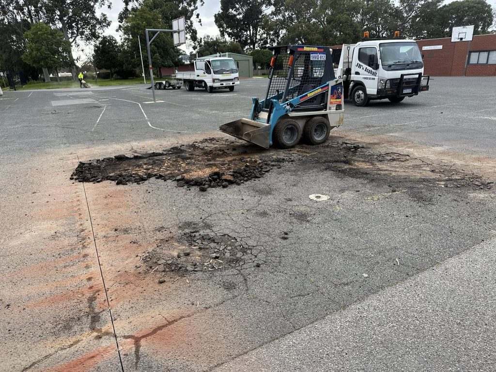 Asphalt Repairs in Kensington: A Successful Project at Kensington Secondary School