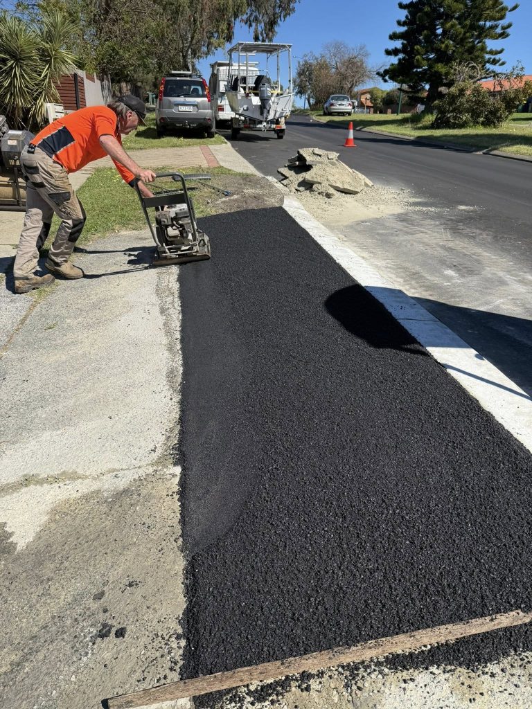 Asphalt Crossovers in Fremantle